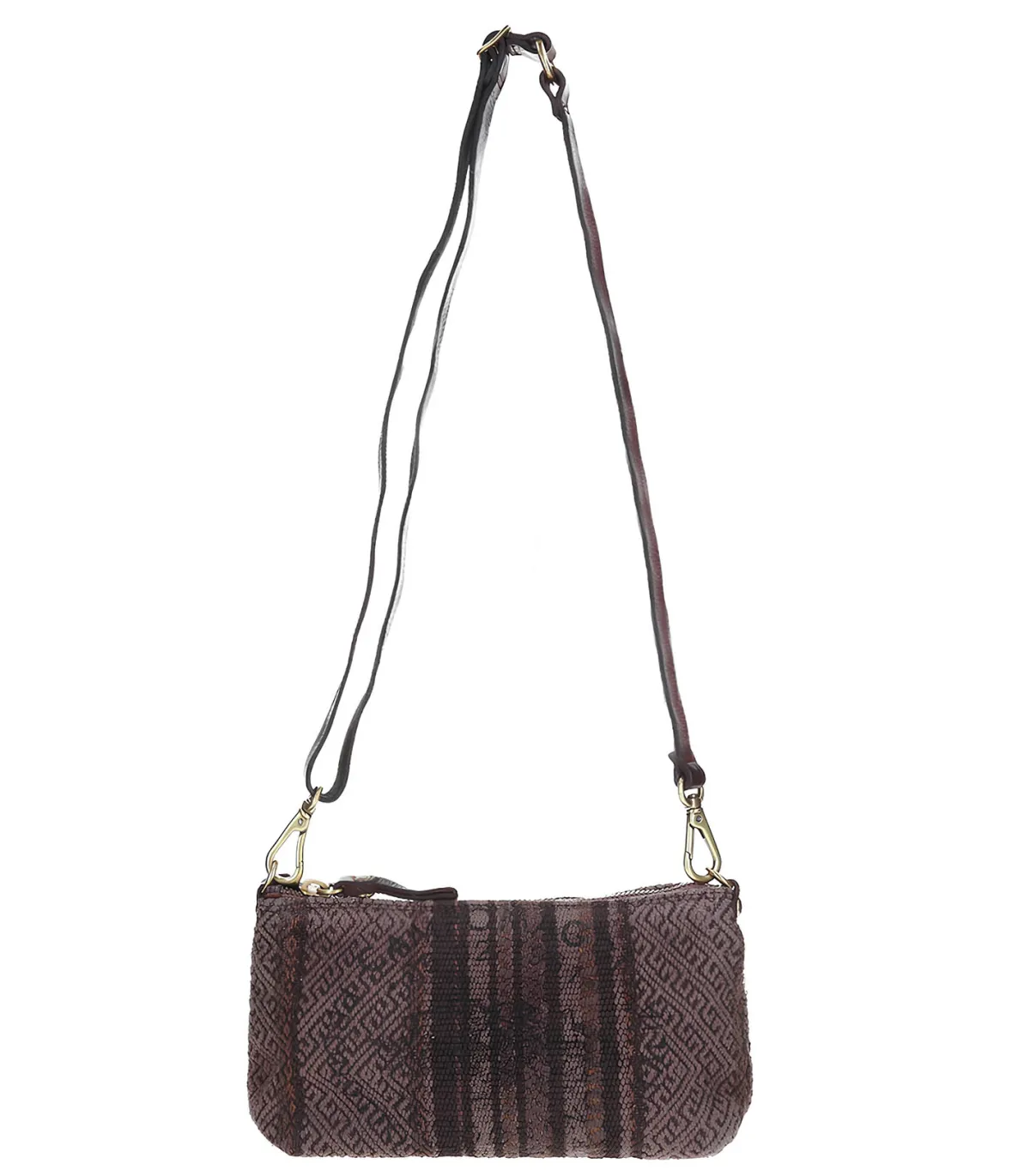 Campomaggi Pochette Monogrammée à Rayures*Femme Pochettes