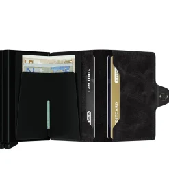 Secrid Porte-Carte Twinwallet Vintage Black*Femme Petite Maroquinerie|Petite Maroquinerie