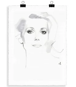 Image Republic Portrait D3 Catherine Deneuve 56 x 76 cm* Affiches & Tableaux