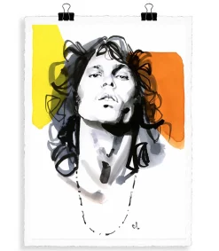 Image Republic Portrait M7 Jim Morrison 56 x 76 cm* Affiches & Tableaux