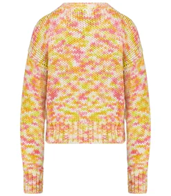 Roberto Collina Pull en Coton Col Rond Arancio*Femme Mailles & Sweats