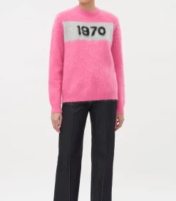 Bella Freud Pull en Mohair Mix 1970 Pink*Femme Mailles & Sweats
