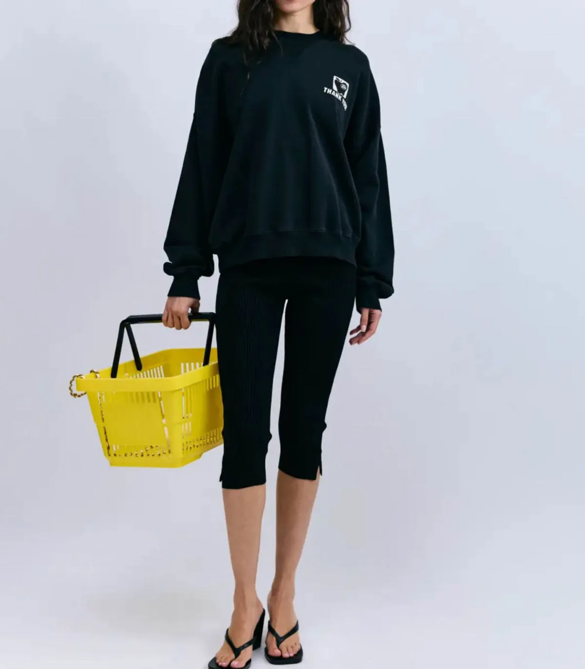 Love Stories Pull Sloane "Thank You" à col rond*Femme Mailles & Sweats|Love Stories