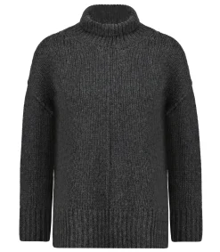 Forte Forte Pull Soft Wool Turtleneck Anthracite*Femme Mailles & Sweats