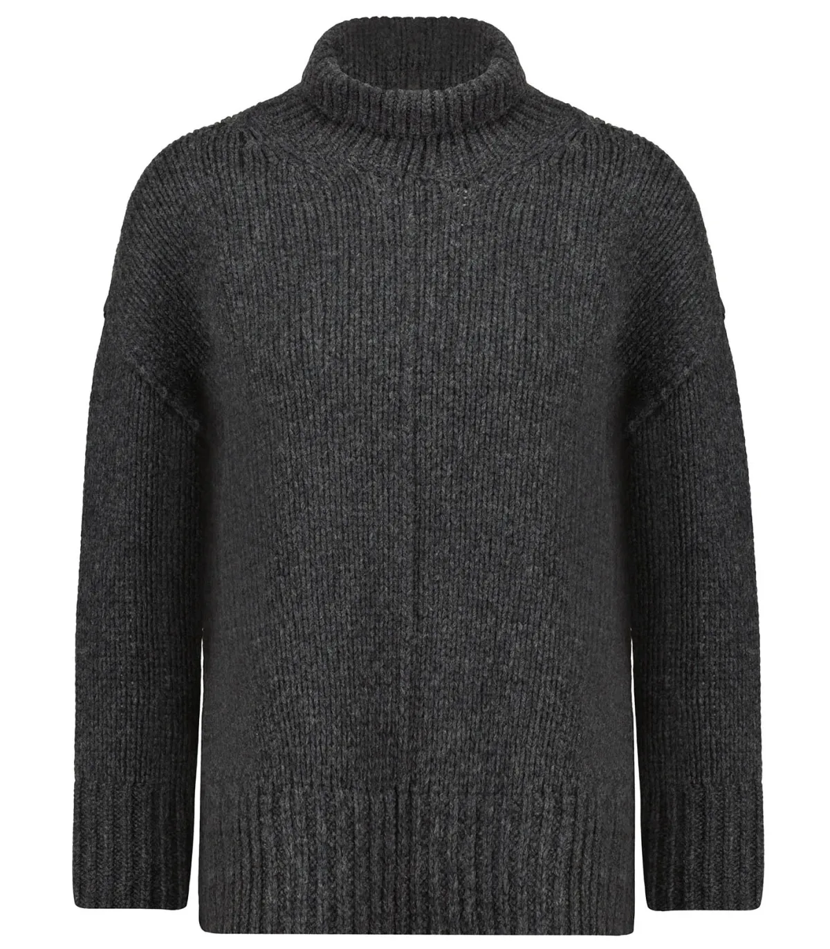 Forte Forte Pull Soft Wool Turtleneck Anthracite*Femme Mailles & Sweats