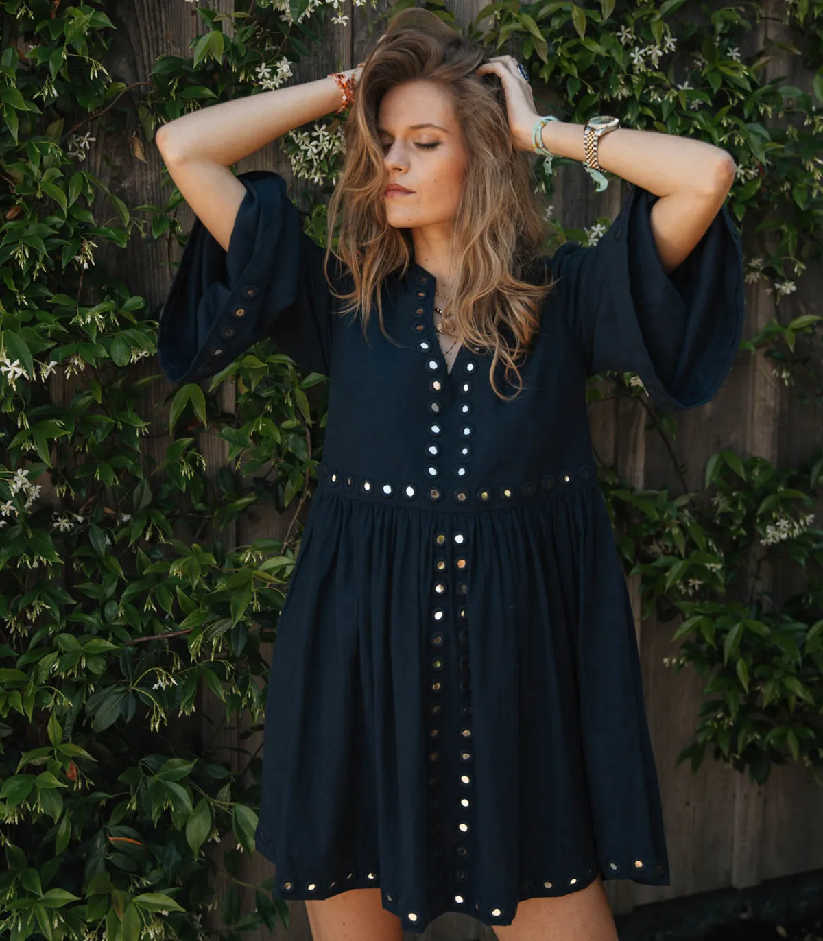 Alix of Bohemia Robe Silvie Midnight Mirror*Femme Robes