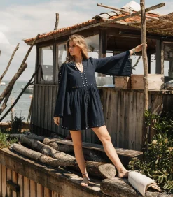 Alix of Bohemia Robe Silvie Midnight Mirror*Femme Robes