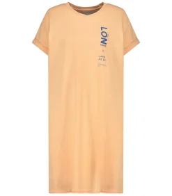 Margaux Lonnberg Robe tee-shirt Abby orange x Jane de Boy*Femme Robes