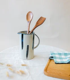 Maison de Vacances Serviette Bourdon Toile Mimi Vichy 45 x 45 cm* Linge De Table