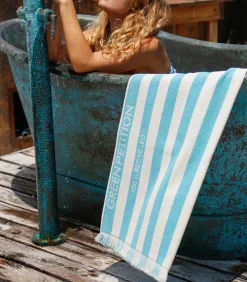 Green Petition Serviette de bain Delmor*Femme Accessoires De Plage|Accessoires De Plage