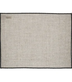 Charvet Editions Set de table en lin Quadrille* Linge De Table