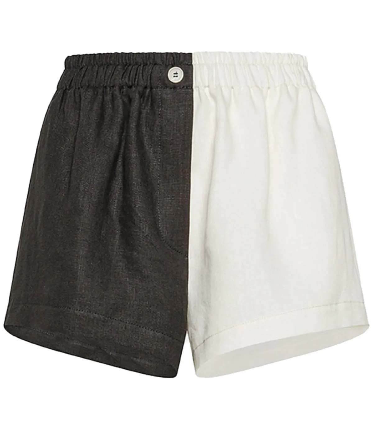 Forte Forte Short Bicolore Chic Block Noir*Femme Bas