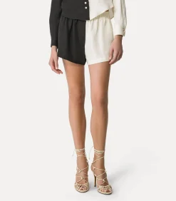 Forte Forte Short Bicolore Chic Block Noir*Femme Bas