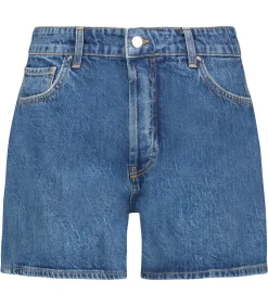 Anine Bing Short Denim Dalton Marine Blue*Femme Bas