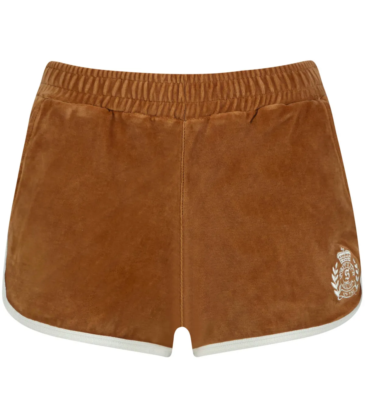 Sporty & Rich Short Disco en velours NY Crest*Femme Bas