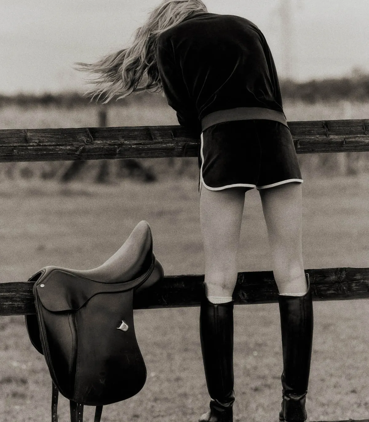 Sporty & Rich Short Disco en velours NY Crest*Femme Bas