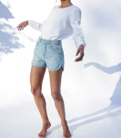 HAPPY HAUS Short en Jean*Femme Bas