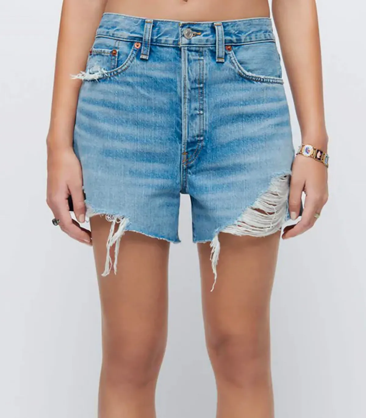 RE/DONE Short en jean Low Slung*Femme Bas