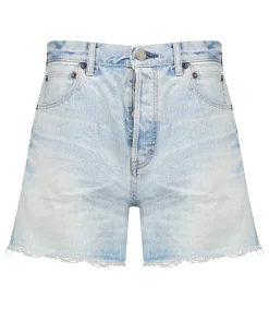 Moussy Vintage Short Funston en denim bleu clair*Femme Bas