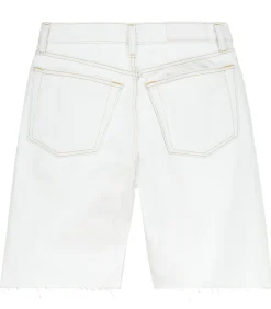 RE/DONE Short long en denim blanc*Femme Bas