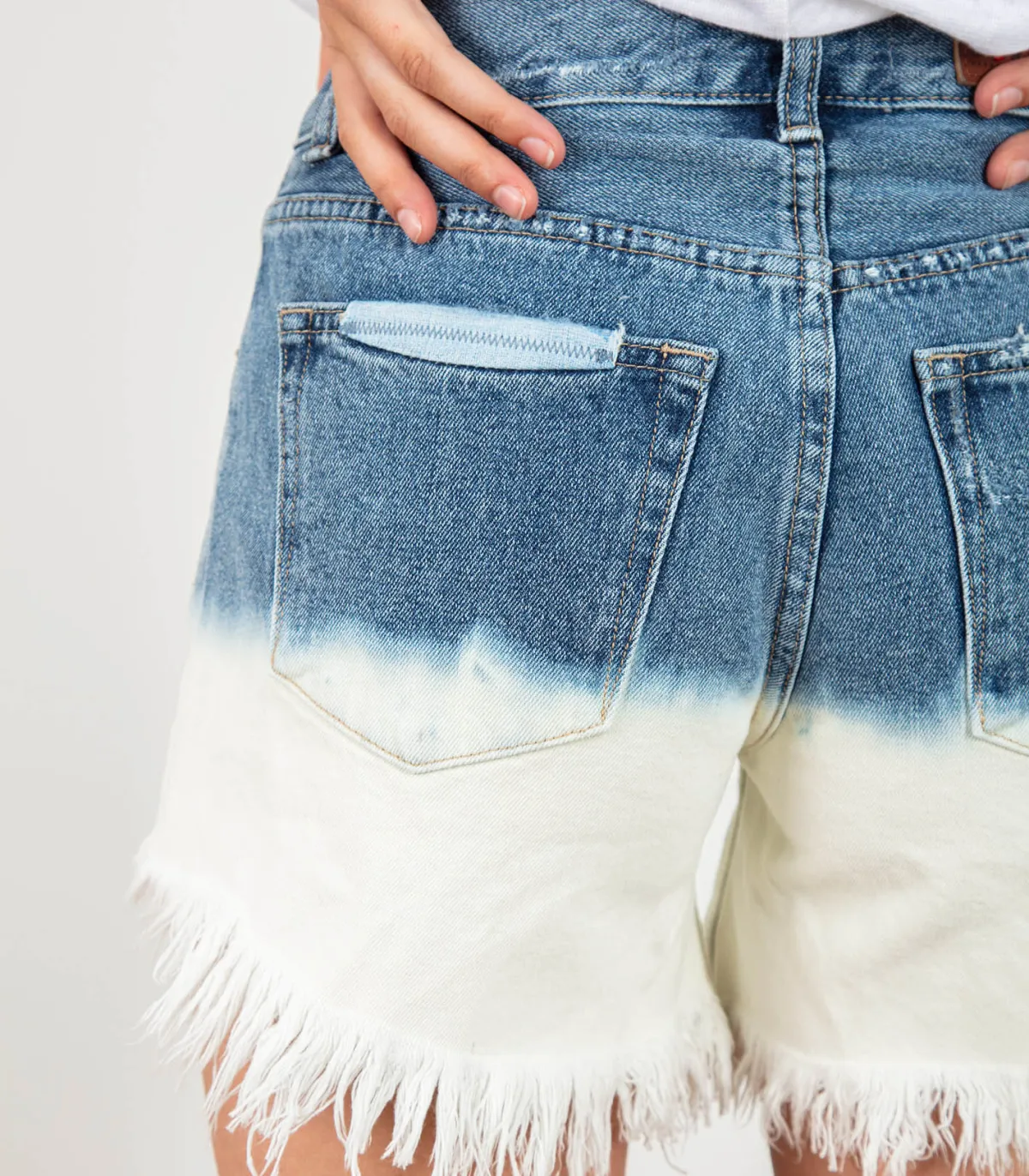 BORO Short Nagoya Bleached Ombre Look*Femme Bas