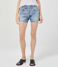 AGOLDE Short Parker Long Wheel*Femme Bas