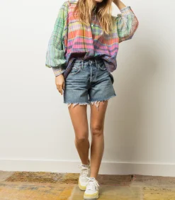 AGOLDE Short Parker Long Wheel*Femme Bas