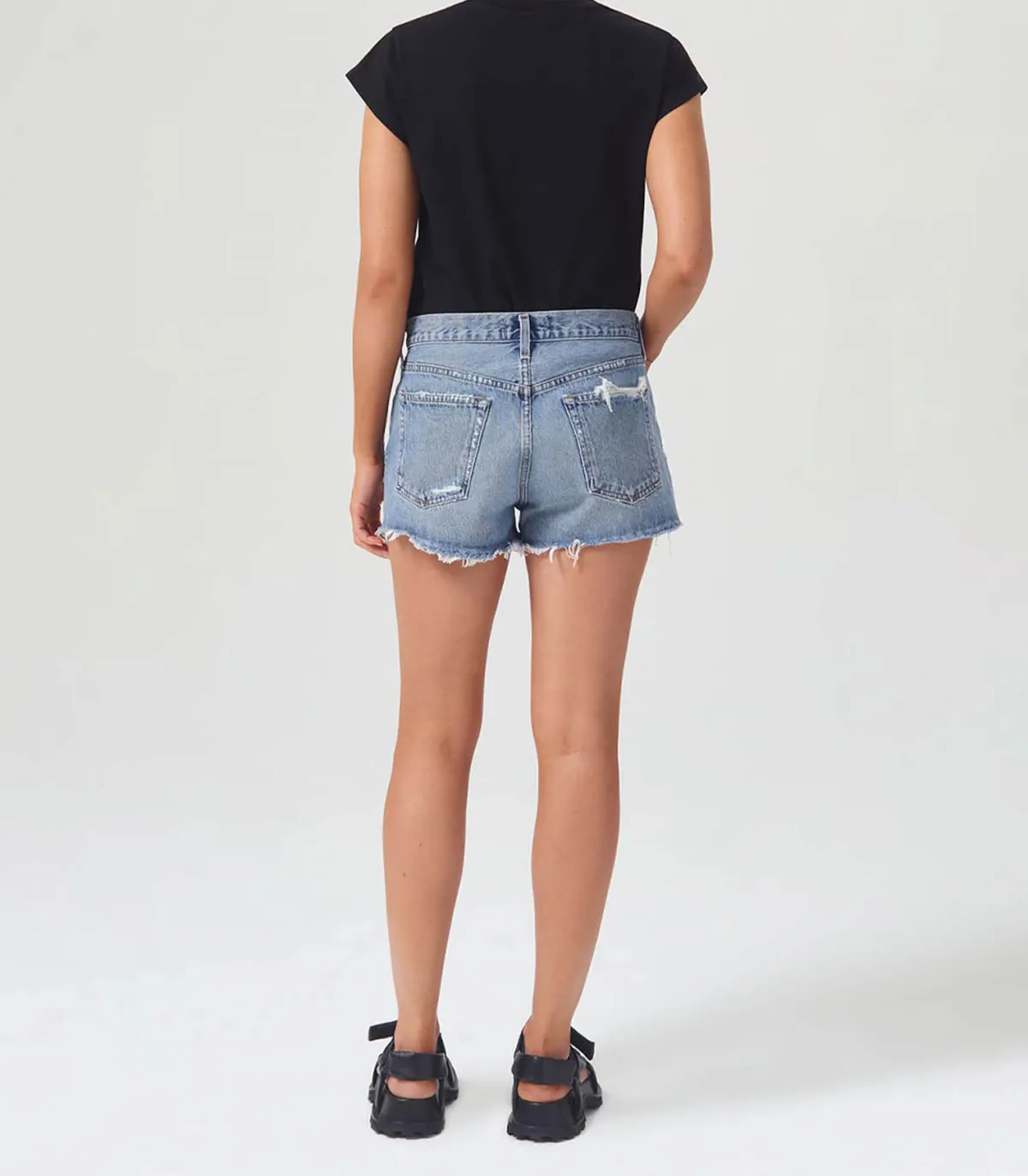 AGOLDE Short Parker Vintage Cut Off in Grudge*Femme Bas