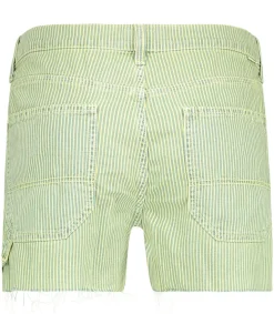 Mother Short rayé Utility Fray*Femme Bas