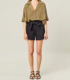 Maison Saint Julien Short Trench Coat Noir*Femme Bas