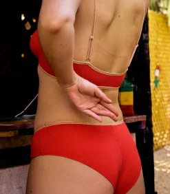 La Nouvelle Shorty Georgia Paprika Mesh*Femme Lingerie