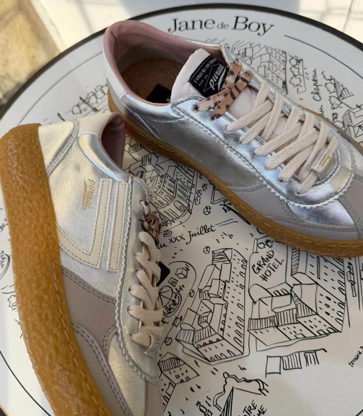 Puraai Sneakers 1.01 Vintage Silverware*Femme Baskets