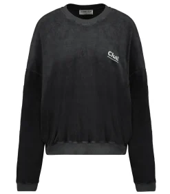 LES BONNES SOEURS Sweat-shirt Eddy Gris Foncé*Femme Mailles & Sweats