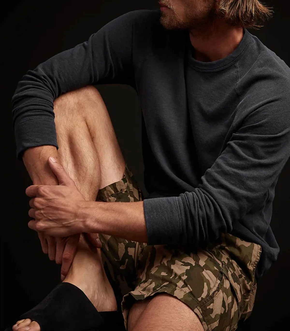 James Perse Sweat-shirt homme Vintage French Terry*Homme Sweat-Shirts