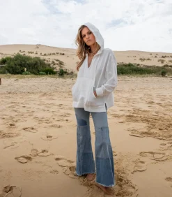 Jane de Boy Sweat-shirt Jersey triple Gaze blanc*Femme Mailles & Sweats|Sweat-Shirts