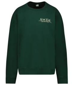 Sporty & Rich Sweat-shirt NY 94 Forest*Femme Mailles & Sweats