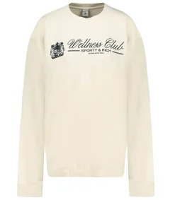 Sporty & Rich Sweat-shirt Unicorn Crest Cream*Femme Mailles & Sweats|Sweat-Shirts