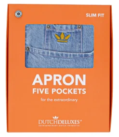 Dutchdeluxes Tablier 5 Poches Coton Denim* Linge De Cuisine