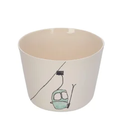 Three Seven Tasse à thé en céramique "Télécabine verte"* Tasses, Mugs & Bols|Services À Thé