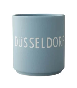 Design Letters Tasse Porcelaine Düsseldorf Light Blue* Tasses, Mugs & Bols