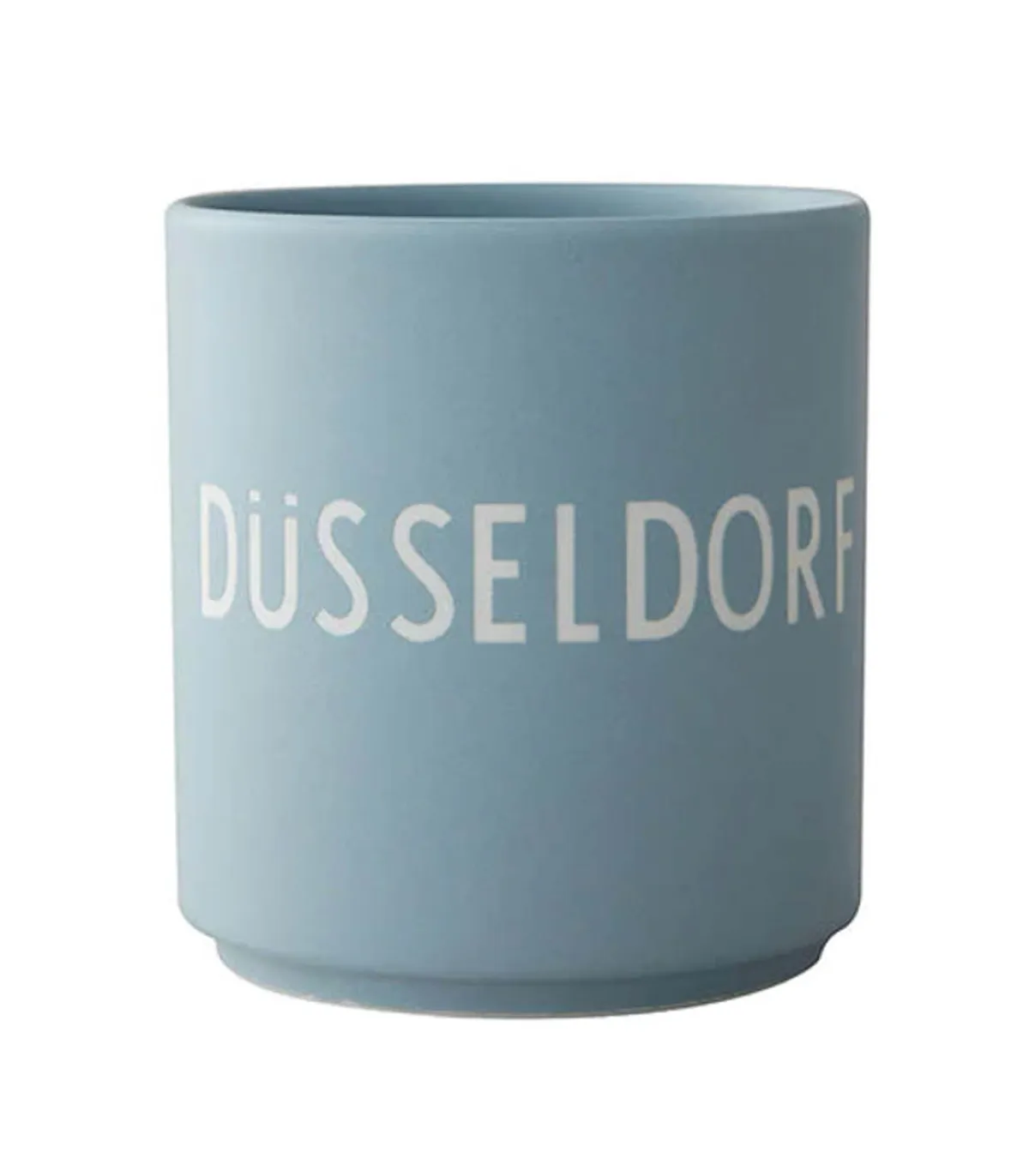 Design Letters Tasse Porcelaine Düsseldorf Light Blue* Tasses, Mugs & Bols