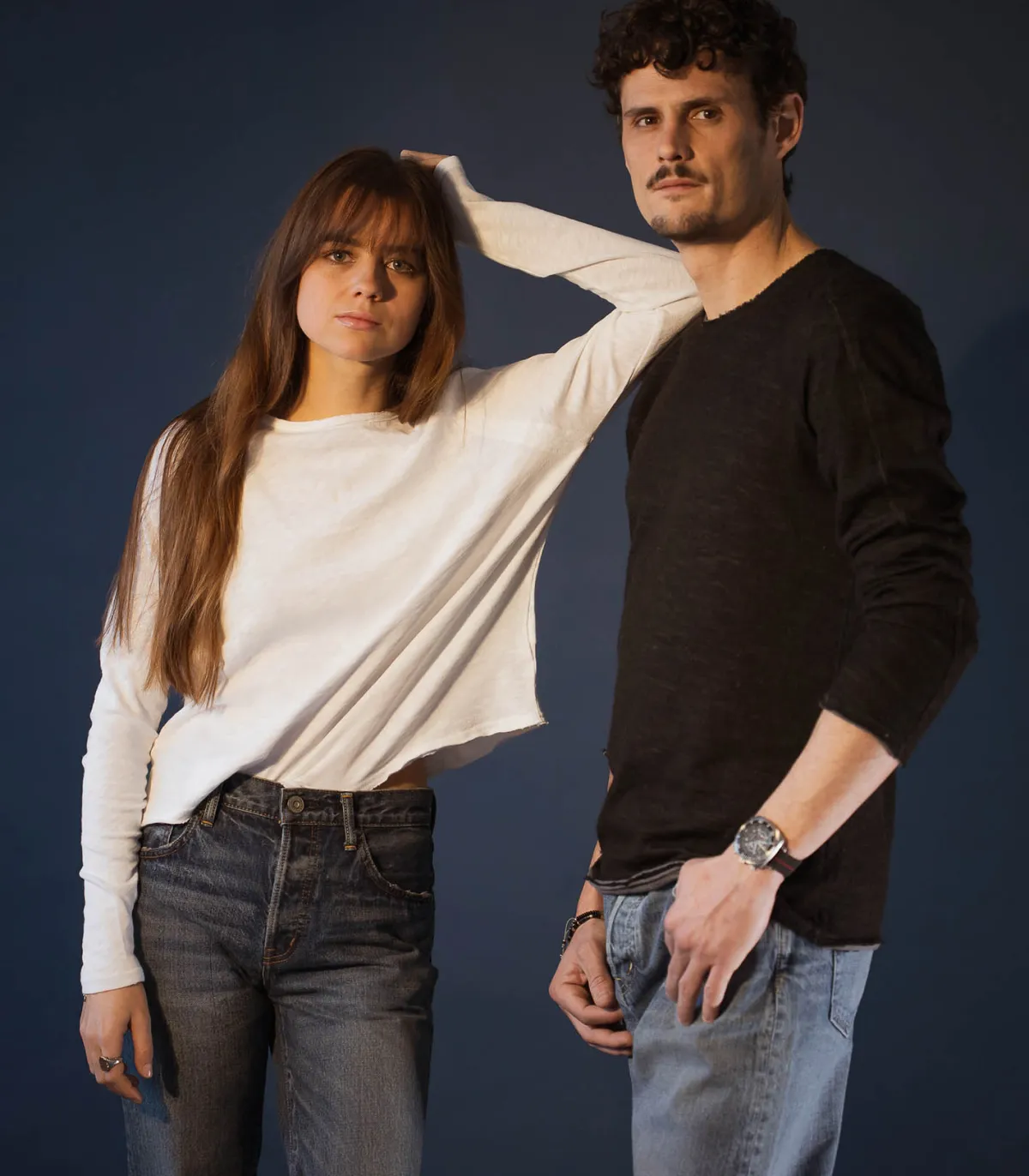 American Vintage Tee-shirt à manches longues homme Bysapick*Homme Tee-Shirts