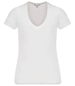 James Perse Tee-shirt Casual Reverse Binding*Femme Hauts