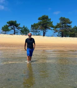 Majestic Filatures Tee-shirt Homme Col V Manches Courtes*Homme Tee-Shirts