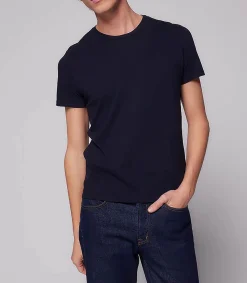 Majestic Filatures Tee-shirt Homme Harold Col Rond Manches Courtes*Homme Tee-Shirts