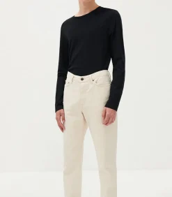 American Vintage Tee-shirt manches longues col rond homme Bysapick*Homme Tee-Shirts