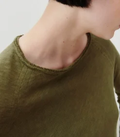 American Vintage Tee-shirt Sonoma Manches Longues Col Bateau Vintage*Femme Hauts