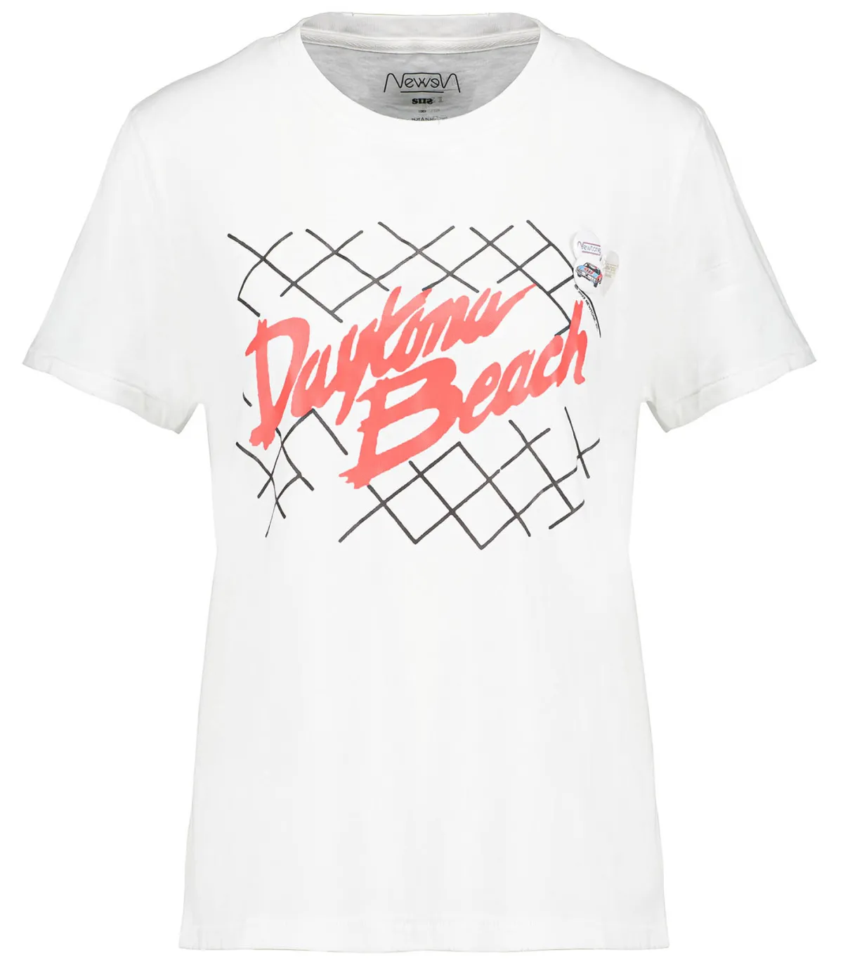 Newtone Tee-shirt Starlight Racing Dirty White*Femme Hauts