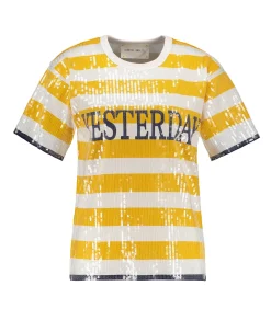 Alberta Ferretti Tee-shirt Yesterday à sequins*Femme Hauts