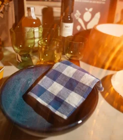 Maison de Vacances Torchon Bourdon Toile Mimi Vichy 48 x 75 cm* Linge De Cuisine